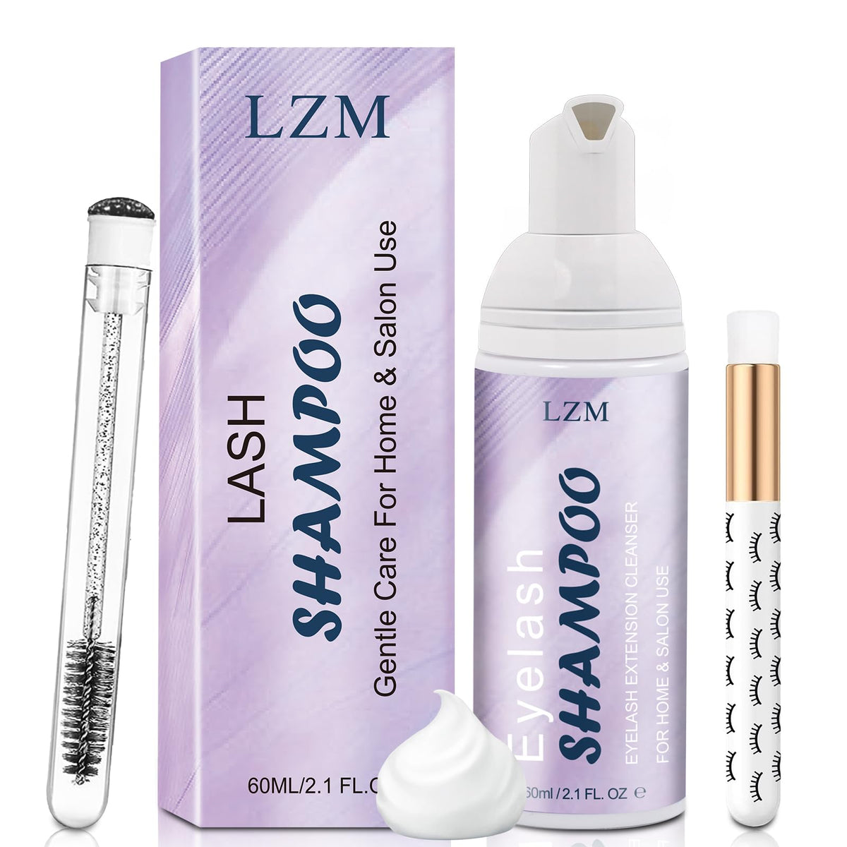 LZM Lash Shampoo Kit (60ml)
